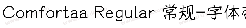 Comfortaa Regular 常规字体转换